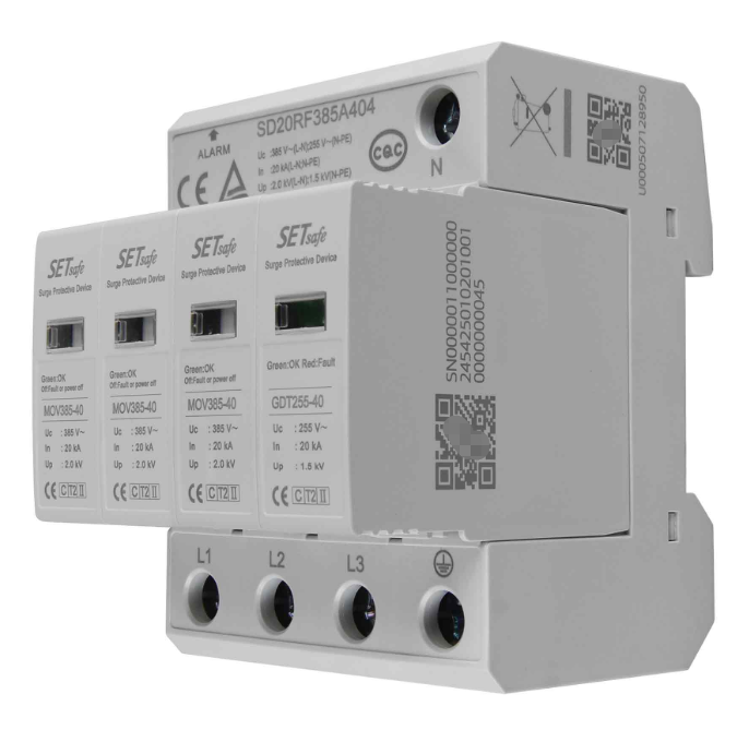 Set Surge Protective Device SPD
