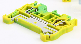 Pure Copper ST Series Rail-Mounted Spring Terminal Block PE 2.5