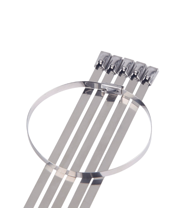 Stainless steel high-temperature resistant cable binding strip